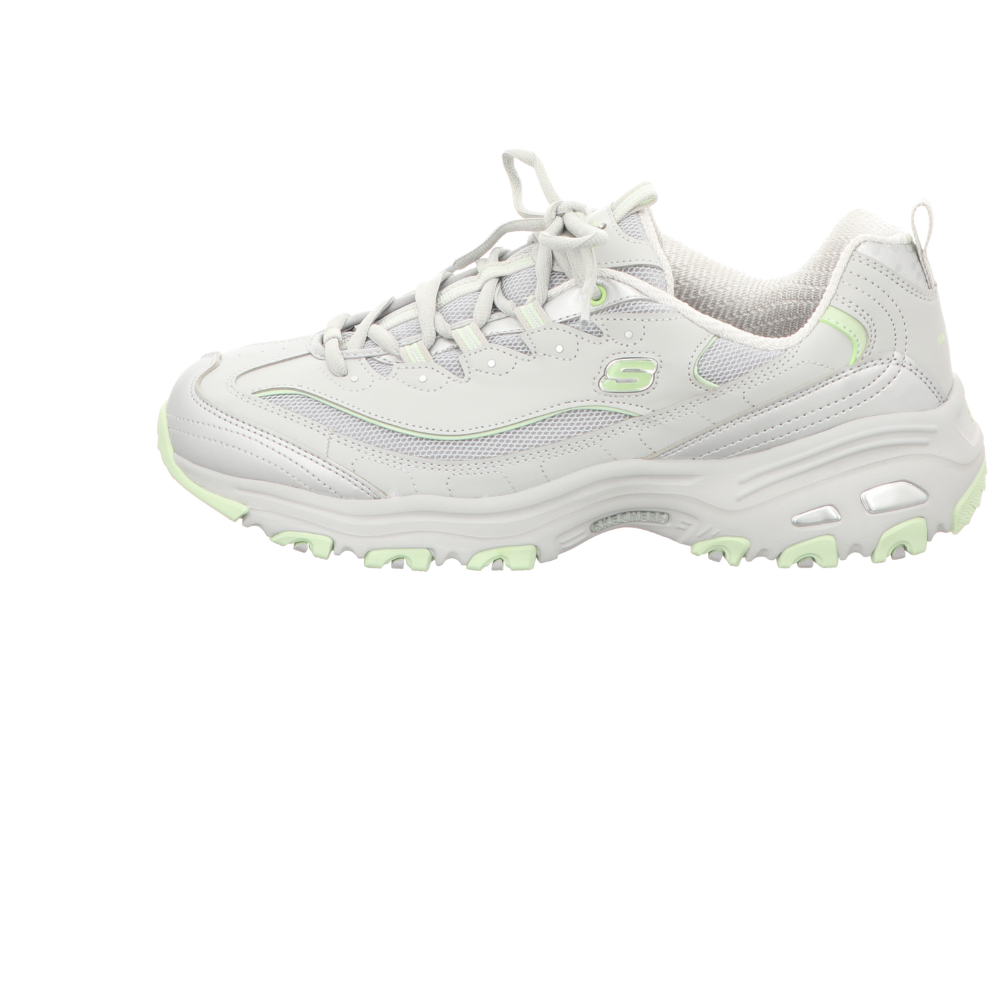 Skechers Damen Schnürschuh D'lites Chromatic in grau