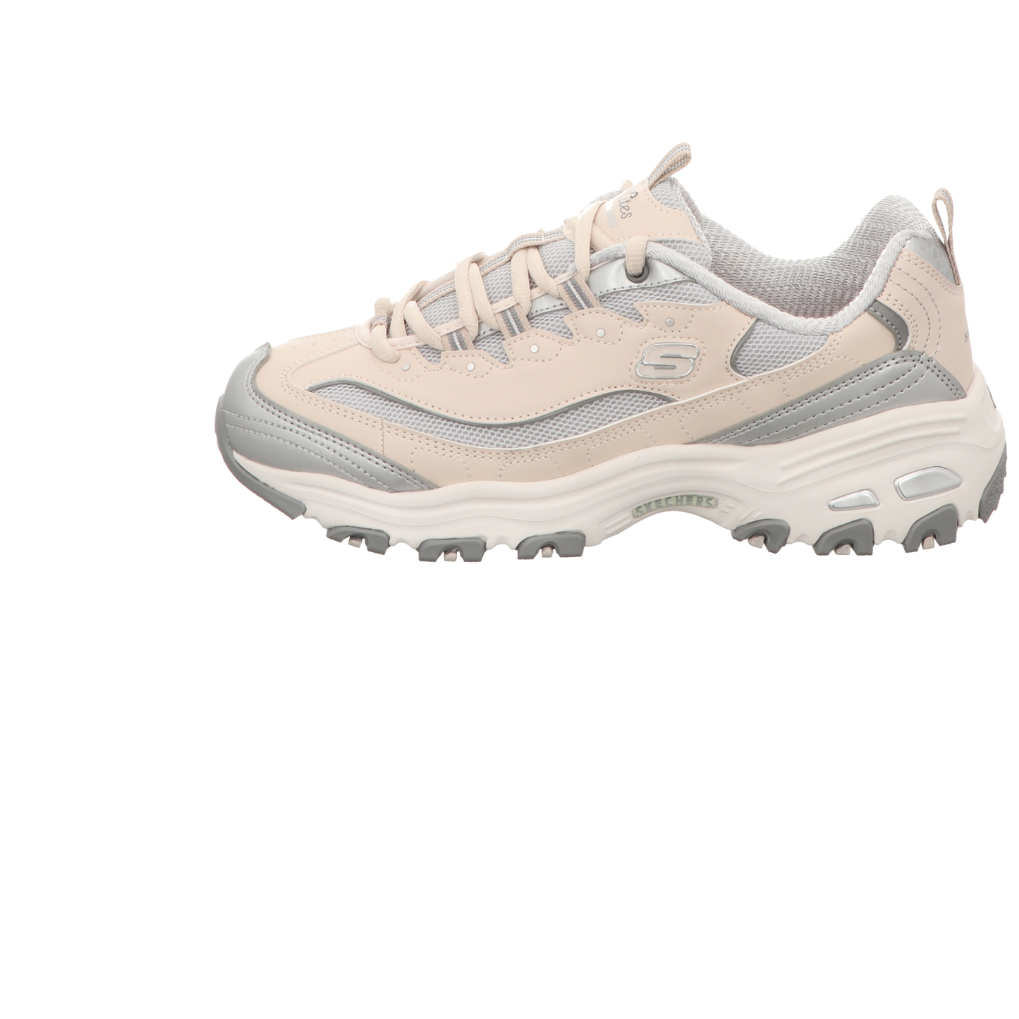 Skechers Damen Schnürschuh D'lites Chromatic in beige