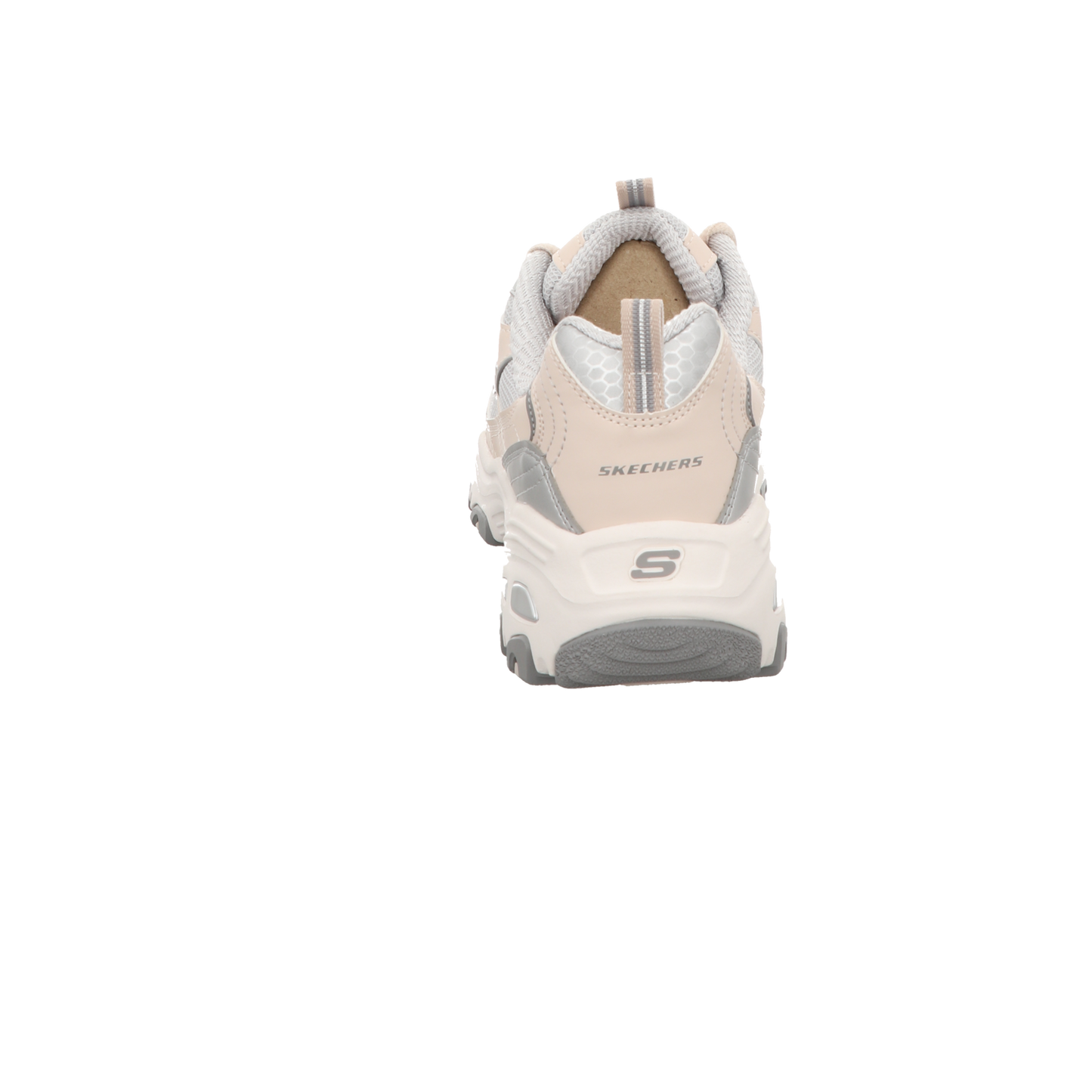 Skechers Damen Schnürschuh D'lites Chromatic in beige