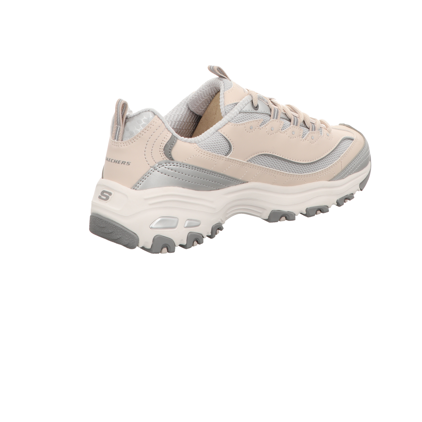 Skechers Damen Schnürschuh D'lites Chromatic in beige