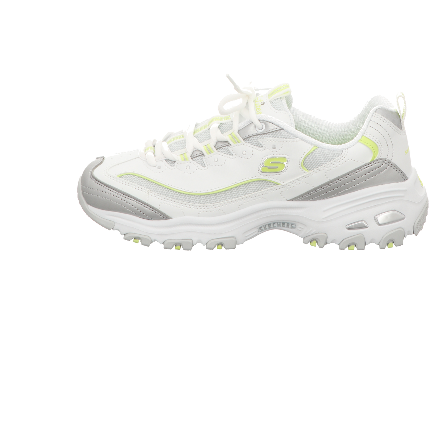Skechers Damen Schnürschuh D'lites Chromatic in weiss