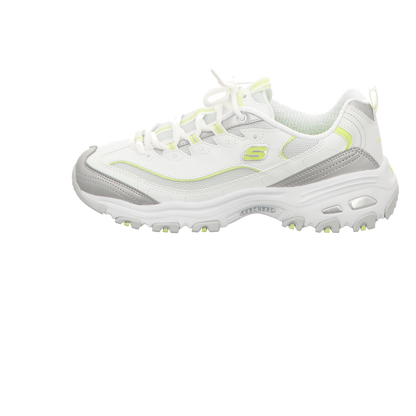 Skechers Damen Schnürschuh D'lites Chromatic in weiss