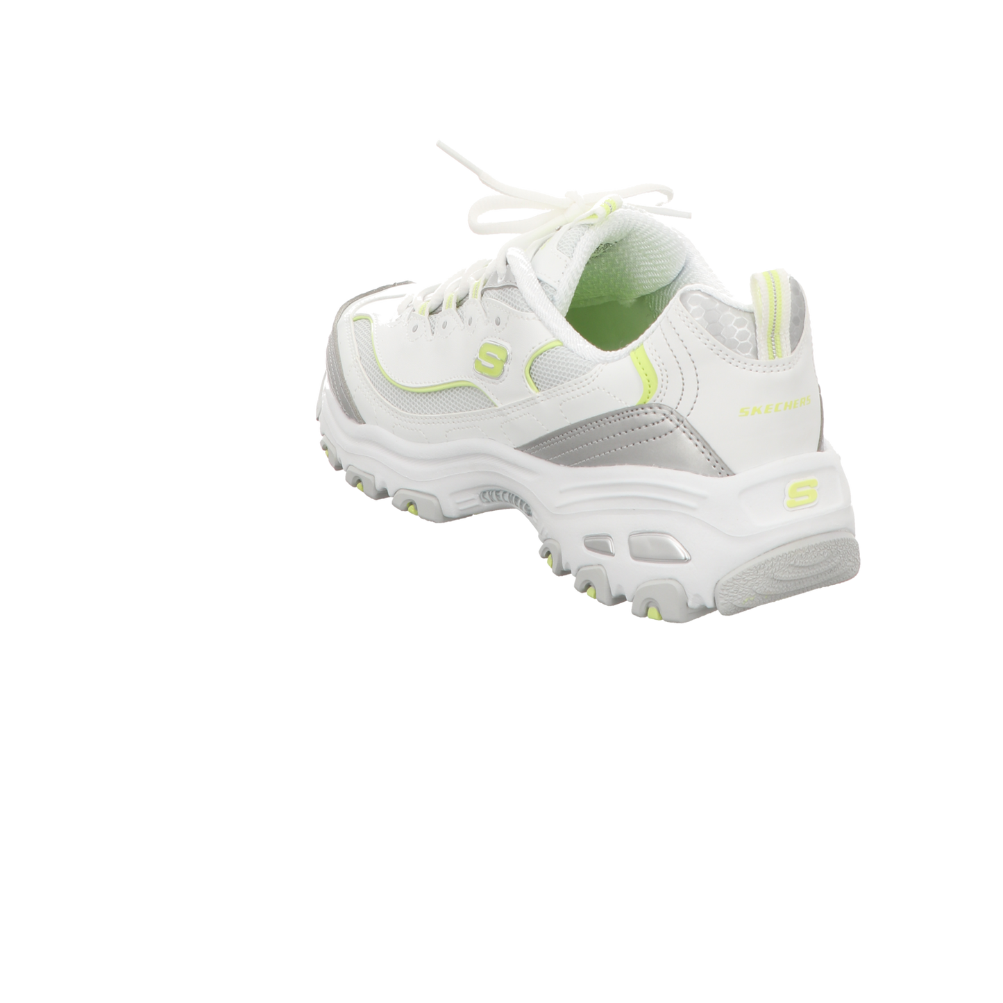 Skechers Damen Schnürschuh D'lites Chromatic in weiss
