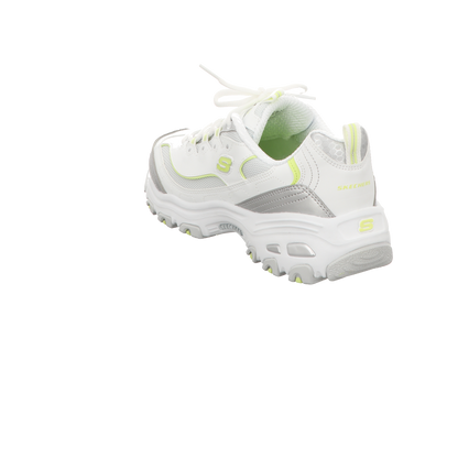 Skechers Damen Schnürschuh D'lites Chromatic in weiss