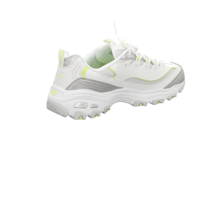 Skechers Damen Schnürschuh D'lites Chromatic in weiss