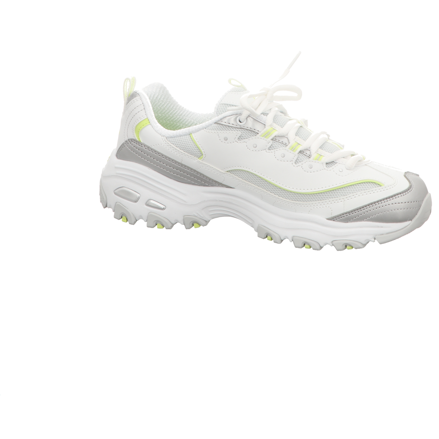 Skechers Damen Schnürschuh D'lites Chromatic in weiss