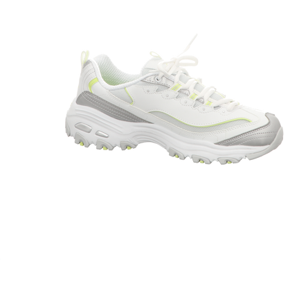 Skechers Damen Schnürschuh D'lites Chromatic in weiss