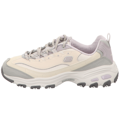 Skechers Damen Schnürschuh D'lites in beige
