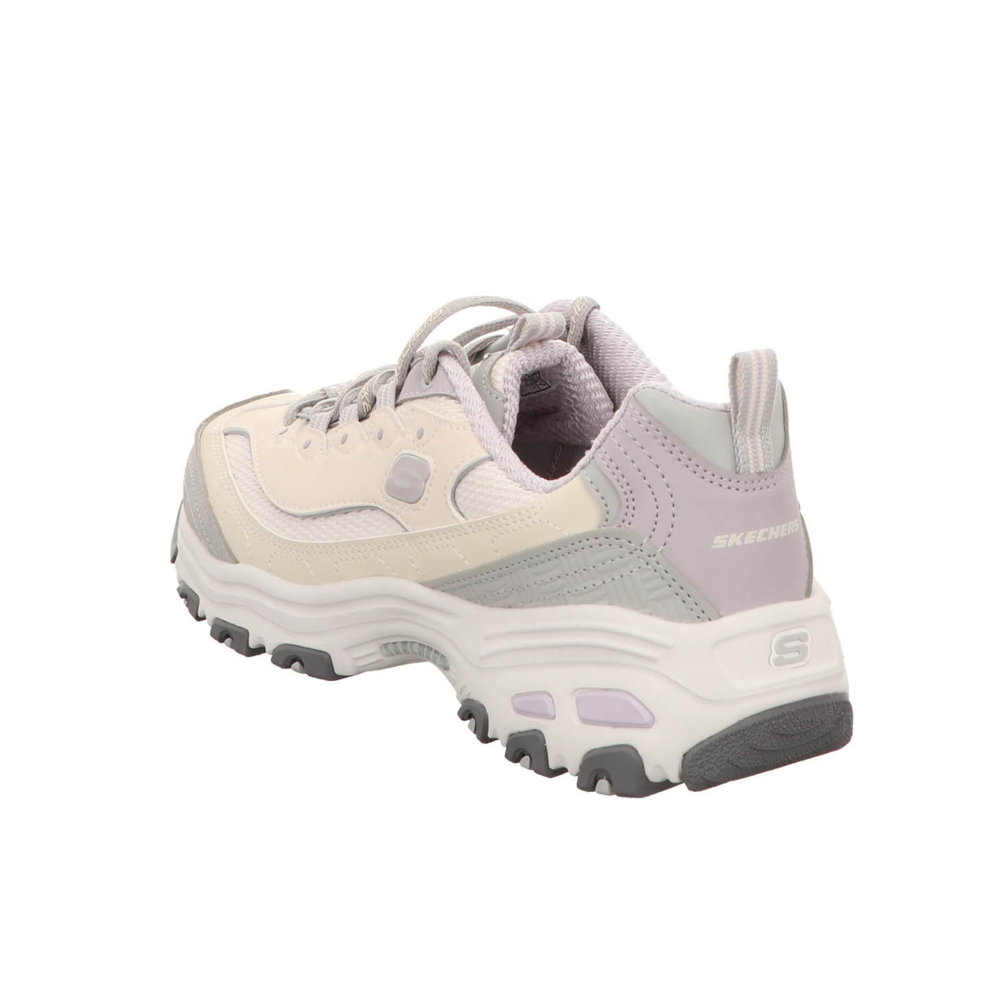 Skechers Damen Schnürschuh D'lites in beige