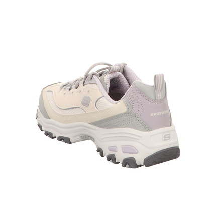 Skechers Damen Schnürschuh D'lites in beige