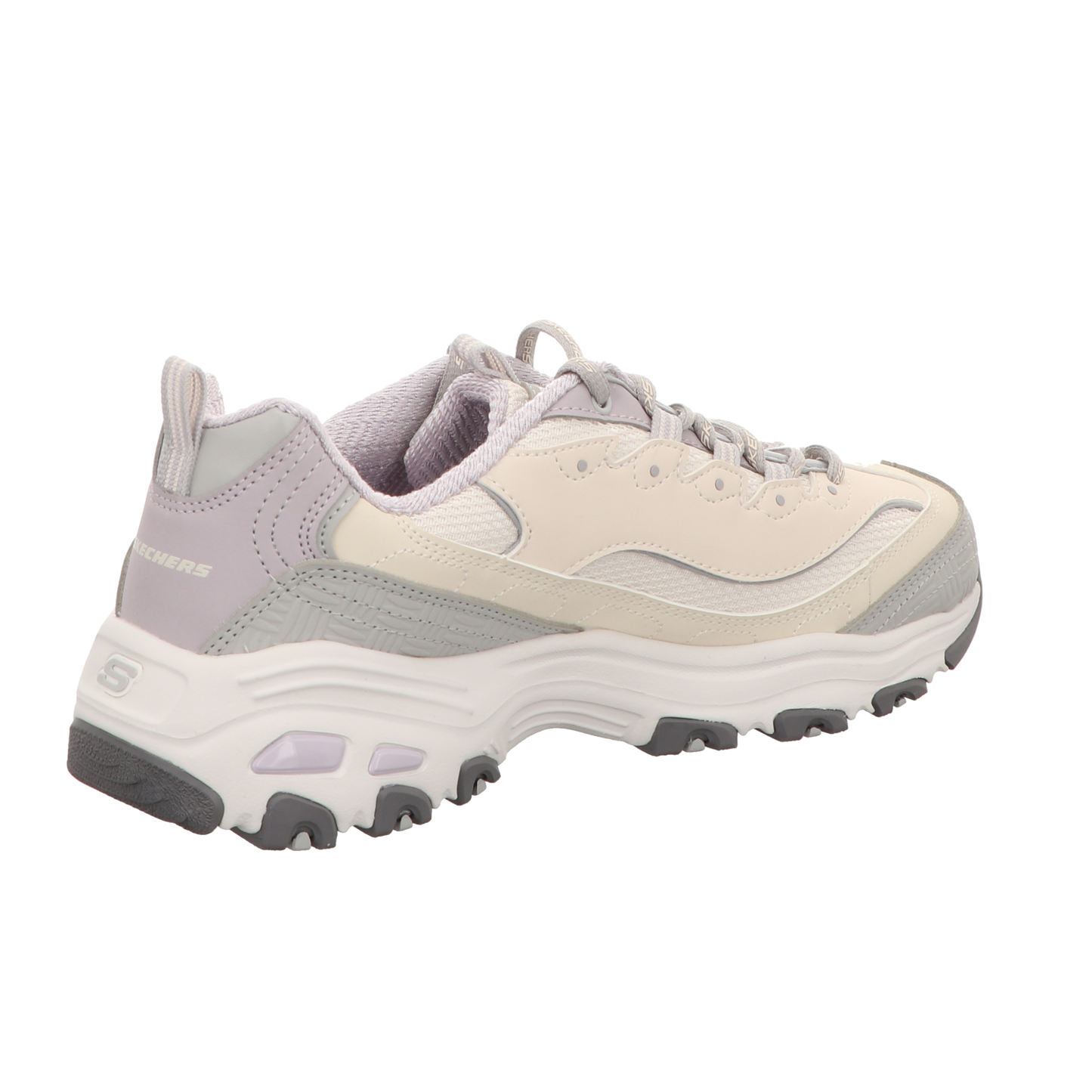 Skechers Damen Schnürschuh D'lites in beige