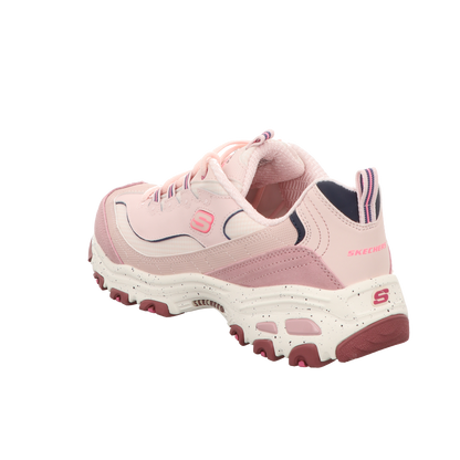 Skechers Damen Schnürschuh D'lites Bold Views in rot