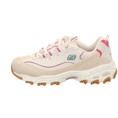 Skechers Damen Schnürschuh D'lites Bold Views in beige