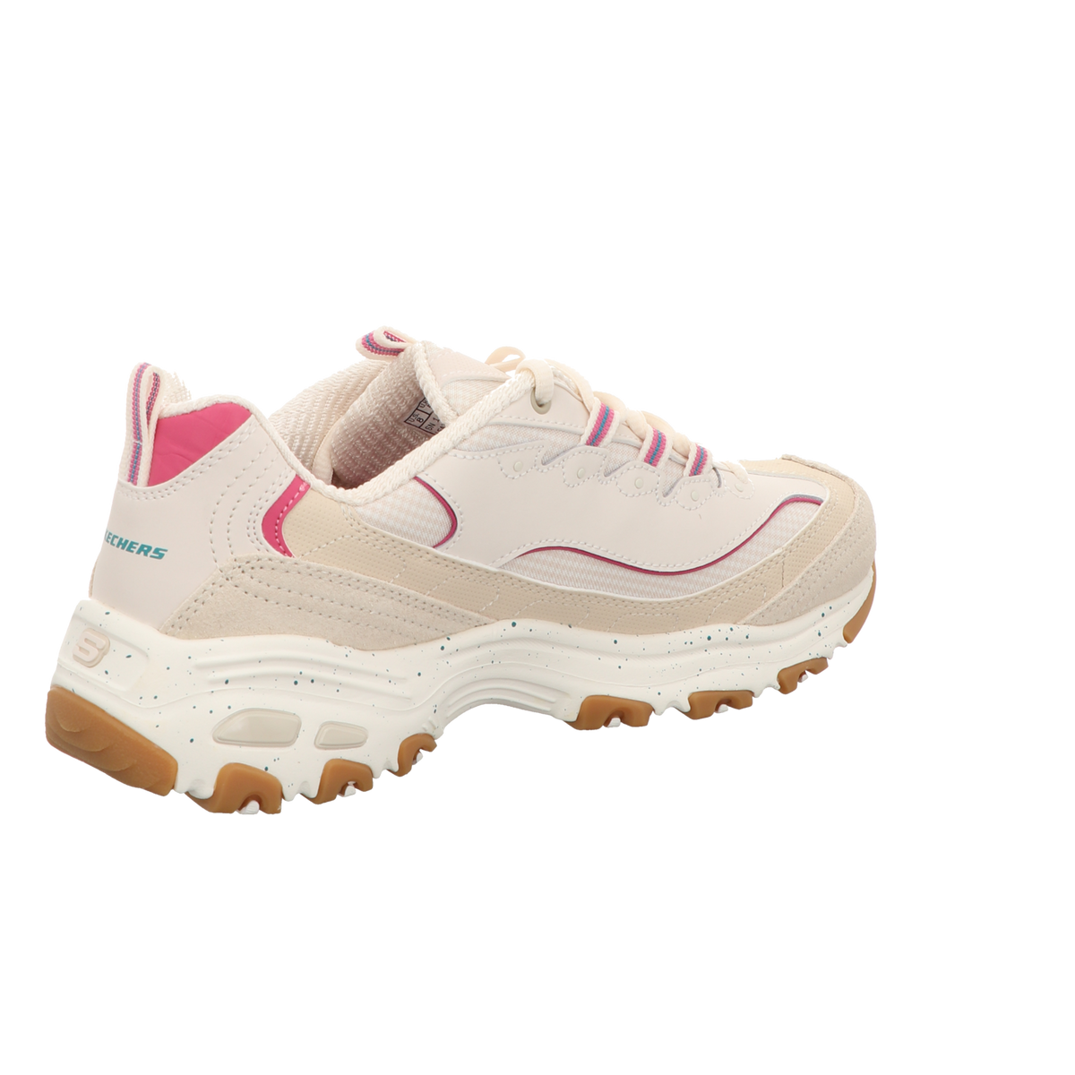 Skechers Damen Schnürschuh D'lites Bold Views in beige