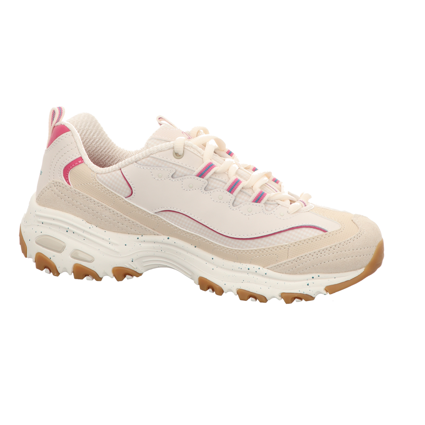 Skechers Damen Schnürschuh D'lites Bold Views in beige