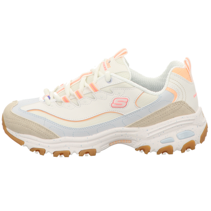 Skechers Damen Schnürschuh D'lites Bold Views in beige