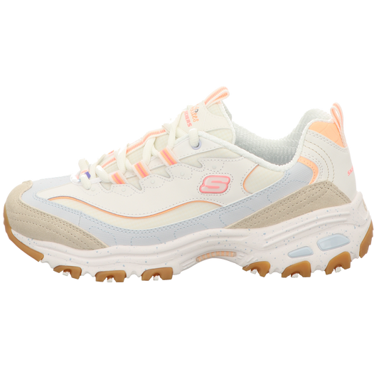 Skechers Damen Schnürschuh D'lites Bold Views in beige