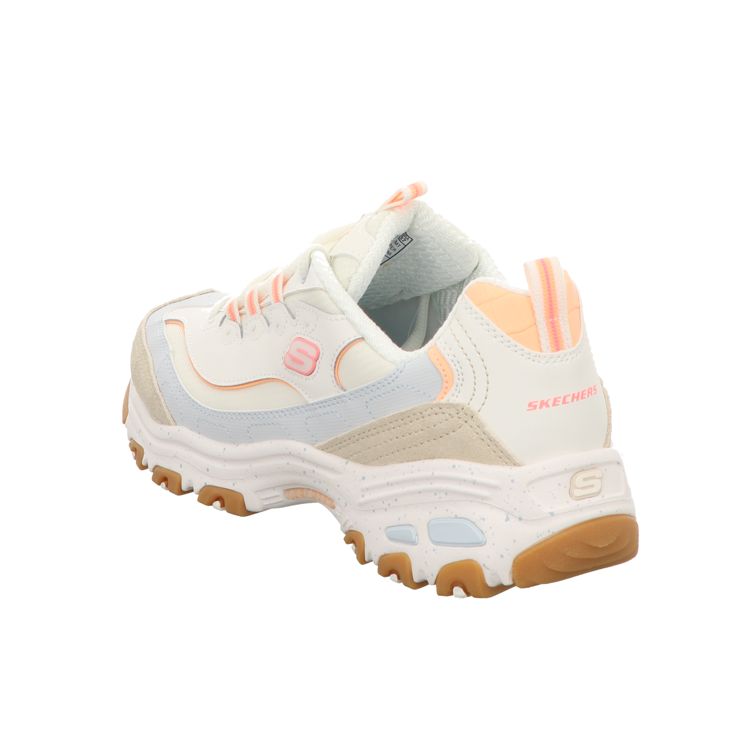 Skechers Damen Schnürschuh D'lites Bold Views in beige