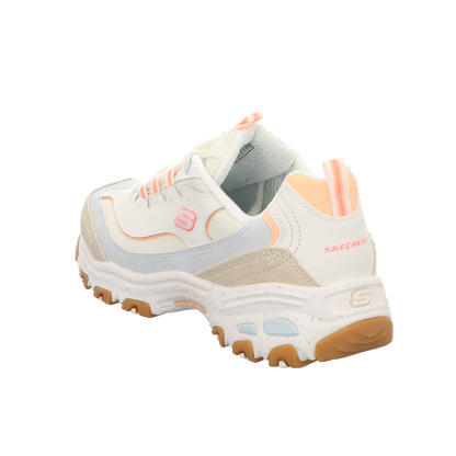 Skechers Damen Schnürschuh D'lites Bold Views in beige