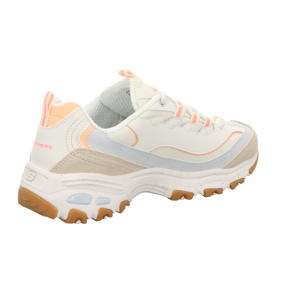 Skechers Damen Schnürschuh D'lites Bold Views in beige