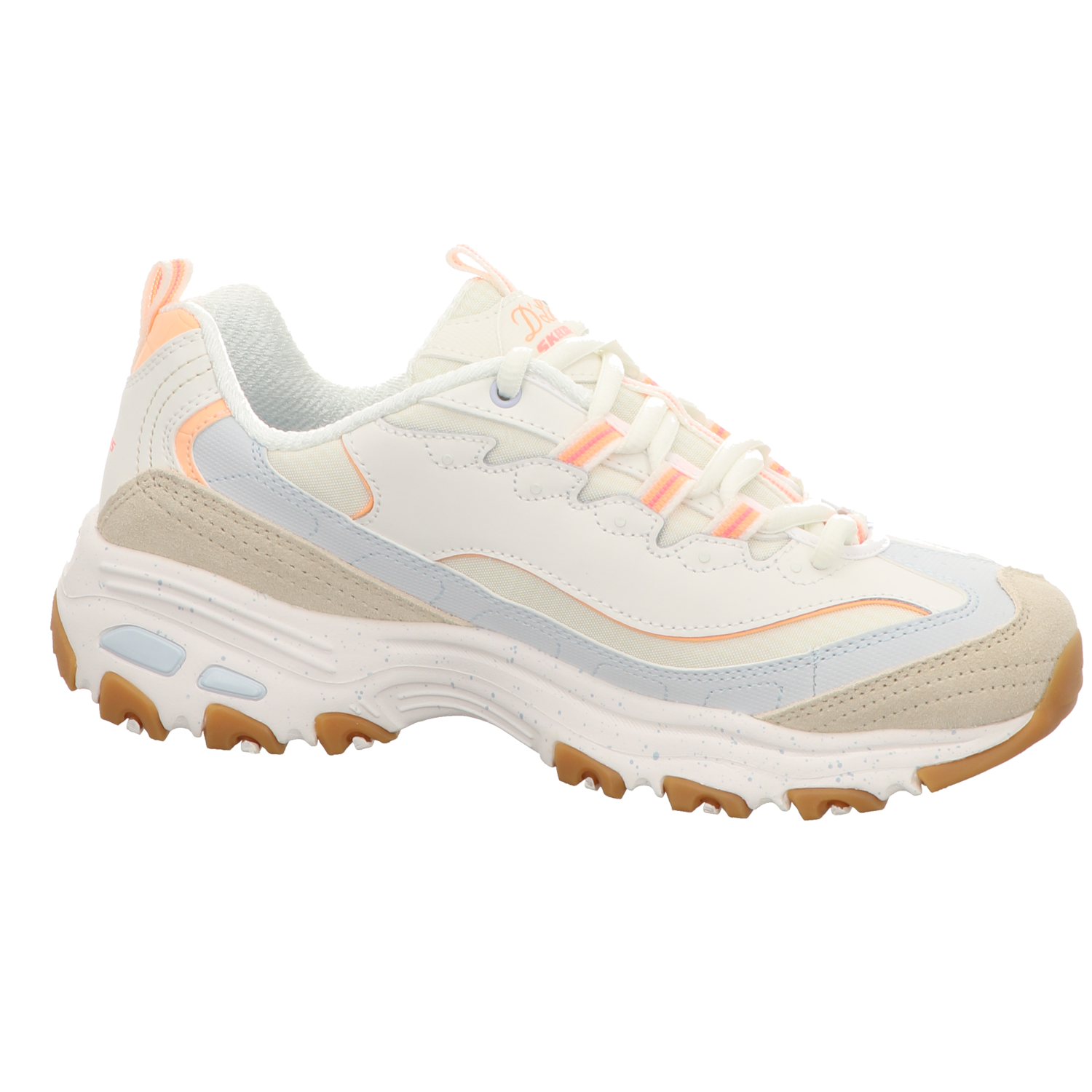 Skechers Damen Schnürschuh D'lites Bold Views in beige