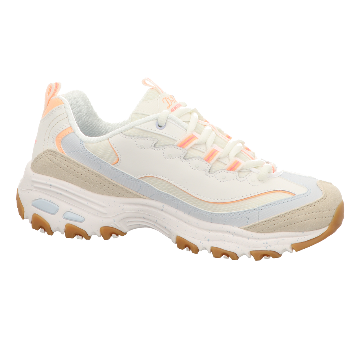 Skechers Damen Schnürschuh D'lites Bold Views in beige