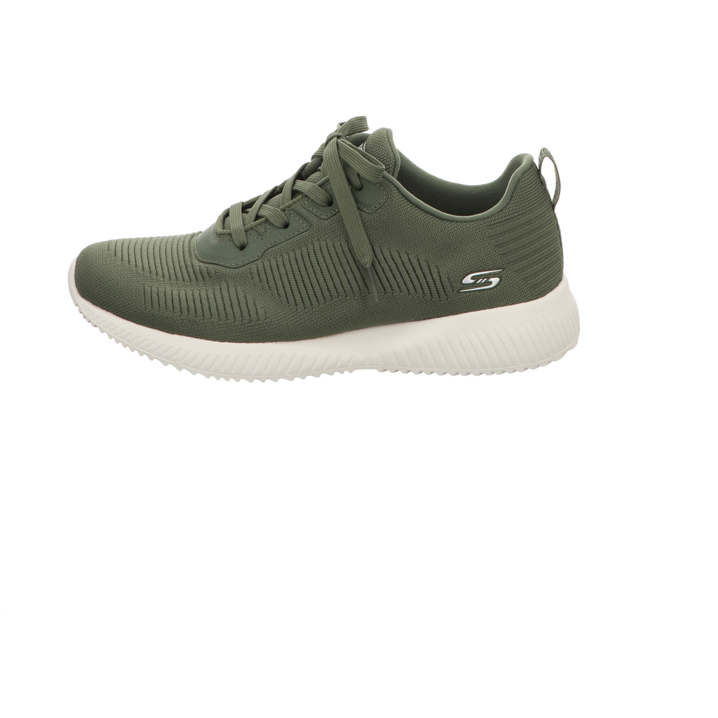 Skechers Damen Schnürschuh Bobs Sport Squad Tough Talk in gruen