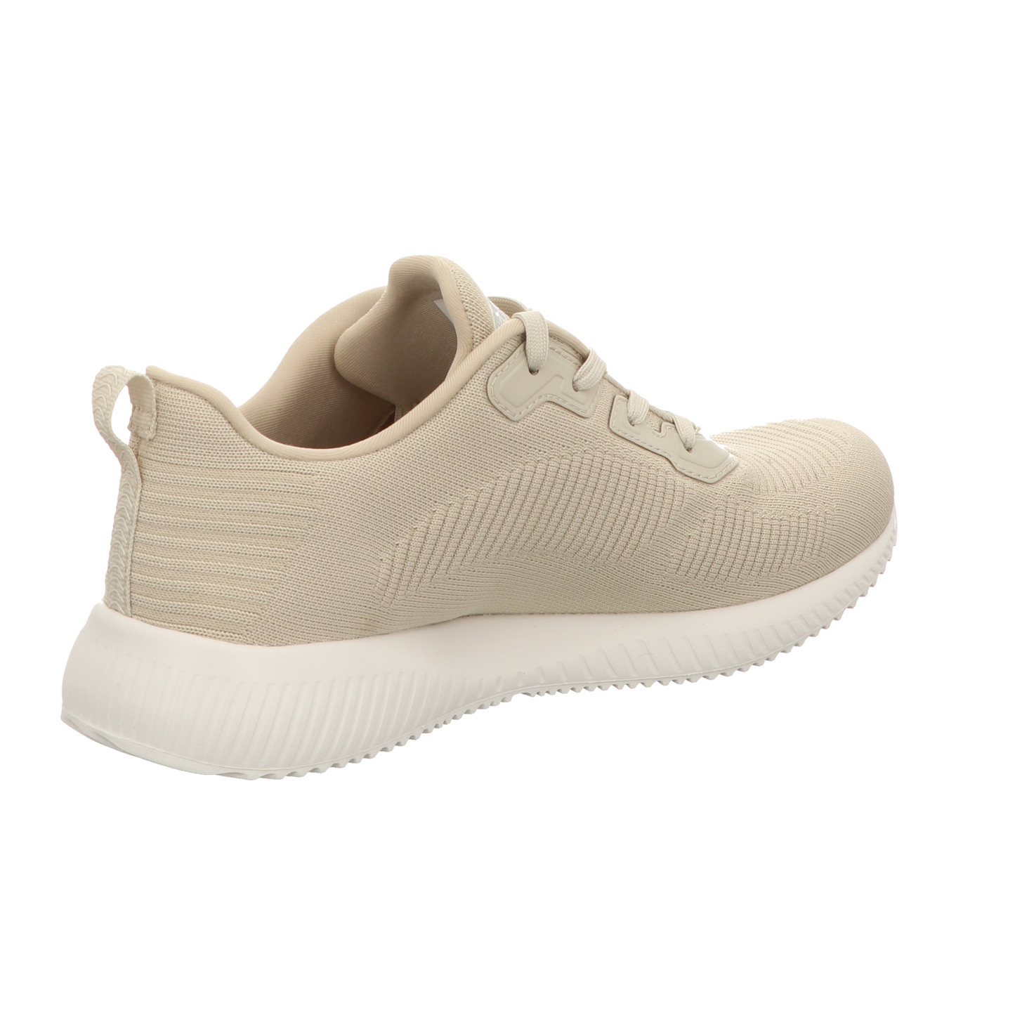 Skechers Damen Schnürschuh Bobs Sport Squad Tough Talk in beige