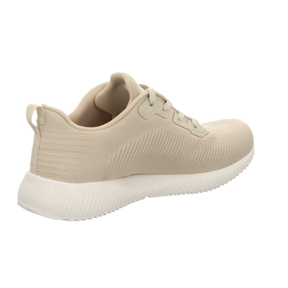 Skechers Damen Schnürschuh Bobs Sport Squad Tough Talk in beige