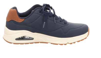 Skechers Herren Schnürschuh Uno Suited On Air in blau
