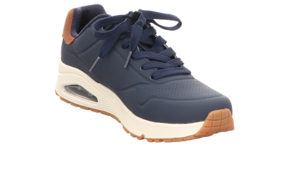 Skechers Herren Schnürschuh Uno Suited On Air in blau