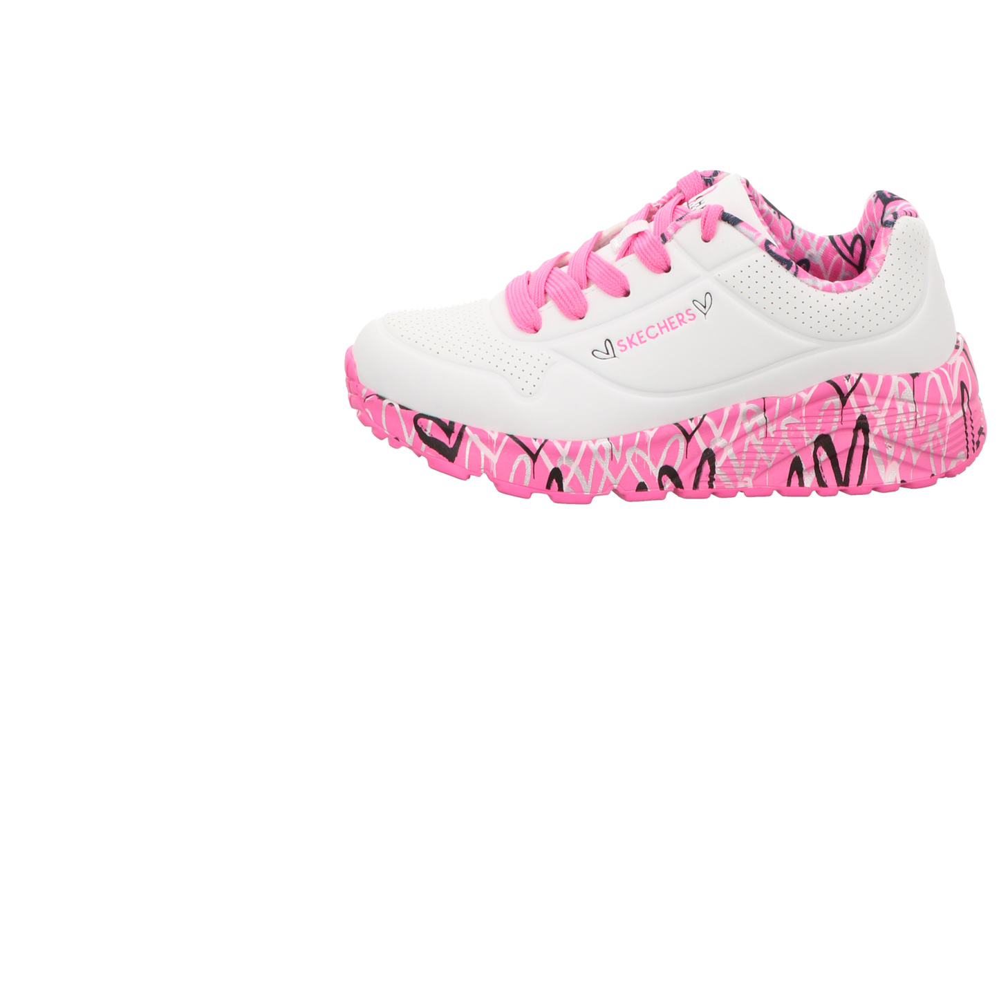 Skechers Damen Slipper Goldcrown Uno Lite-Love in weiss