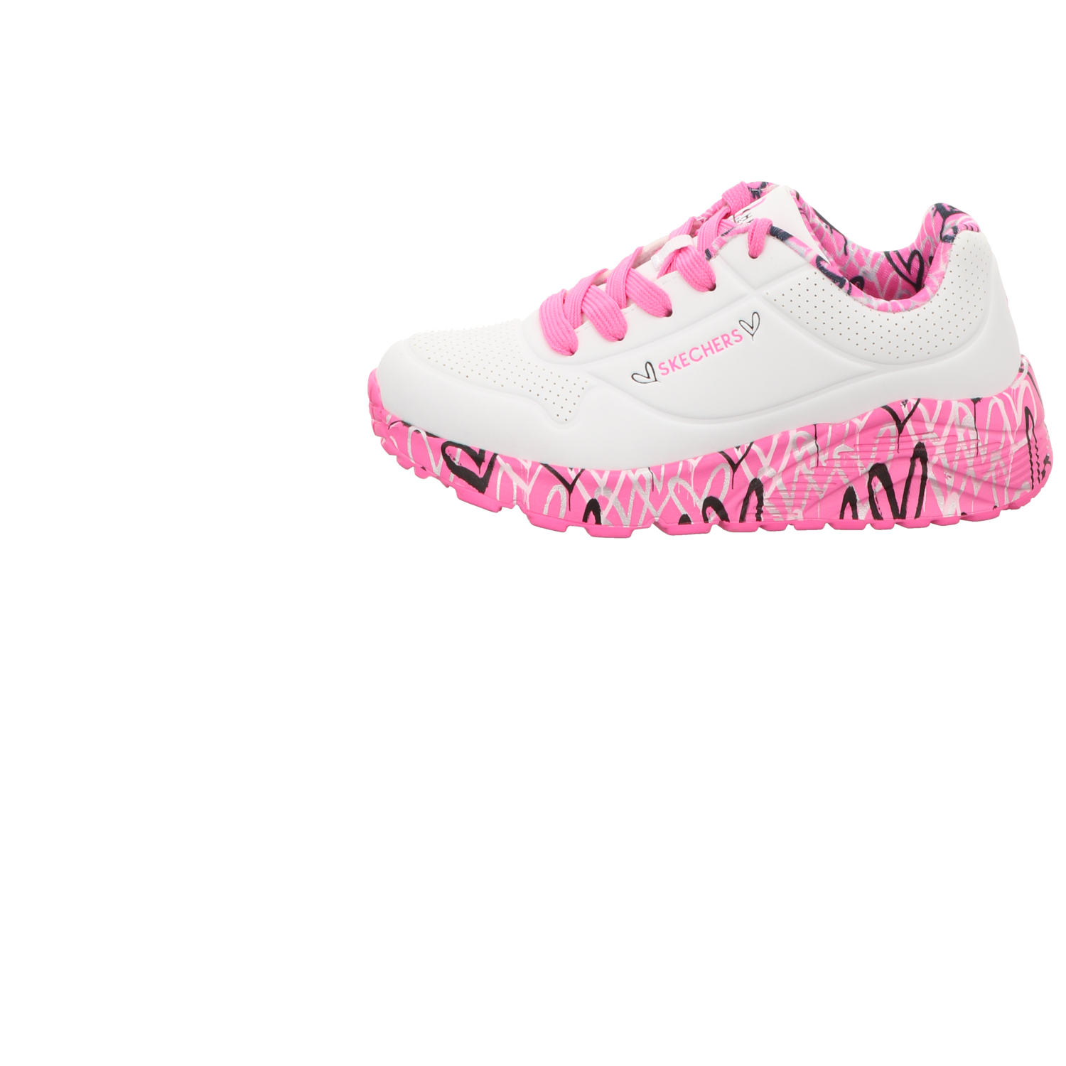 Skechers Damen Slipper Goldcrown Uno Lite-Love in weiss