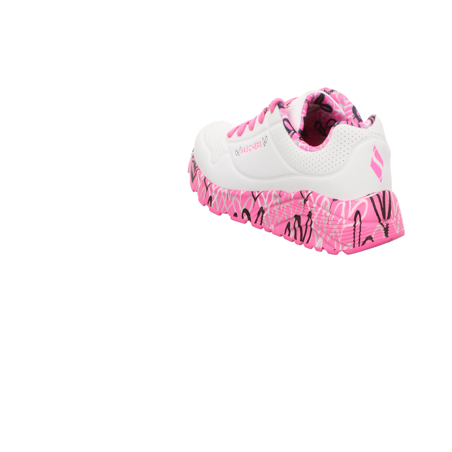 Skechers Damen Slipper Goldcrown Uno Lite-Love in weiss