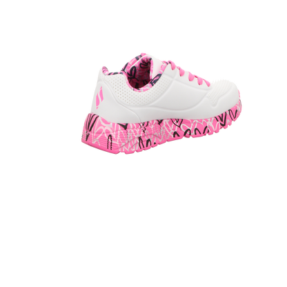 Skechers Damen Slipper Goldcrown Uno Lite-Love in weiss