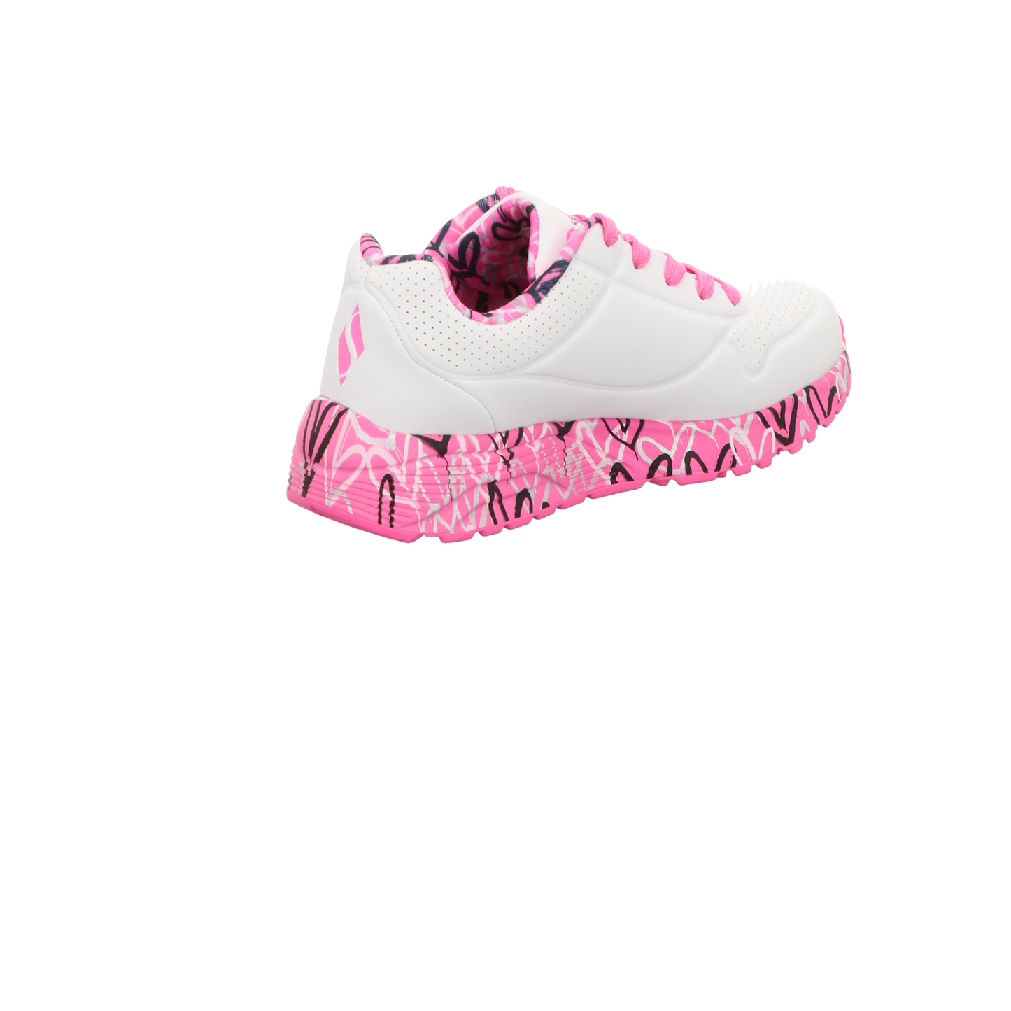 Skechers Damen Slipper Goldcrown Uno Lite-Love in weiss