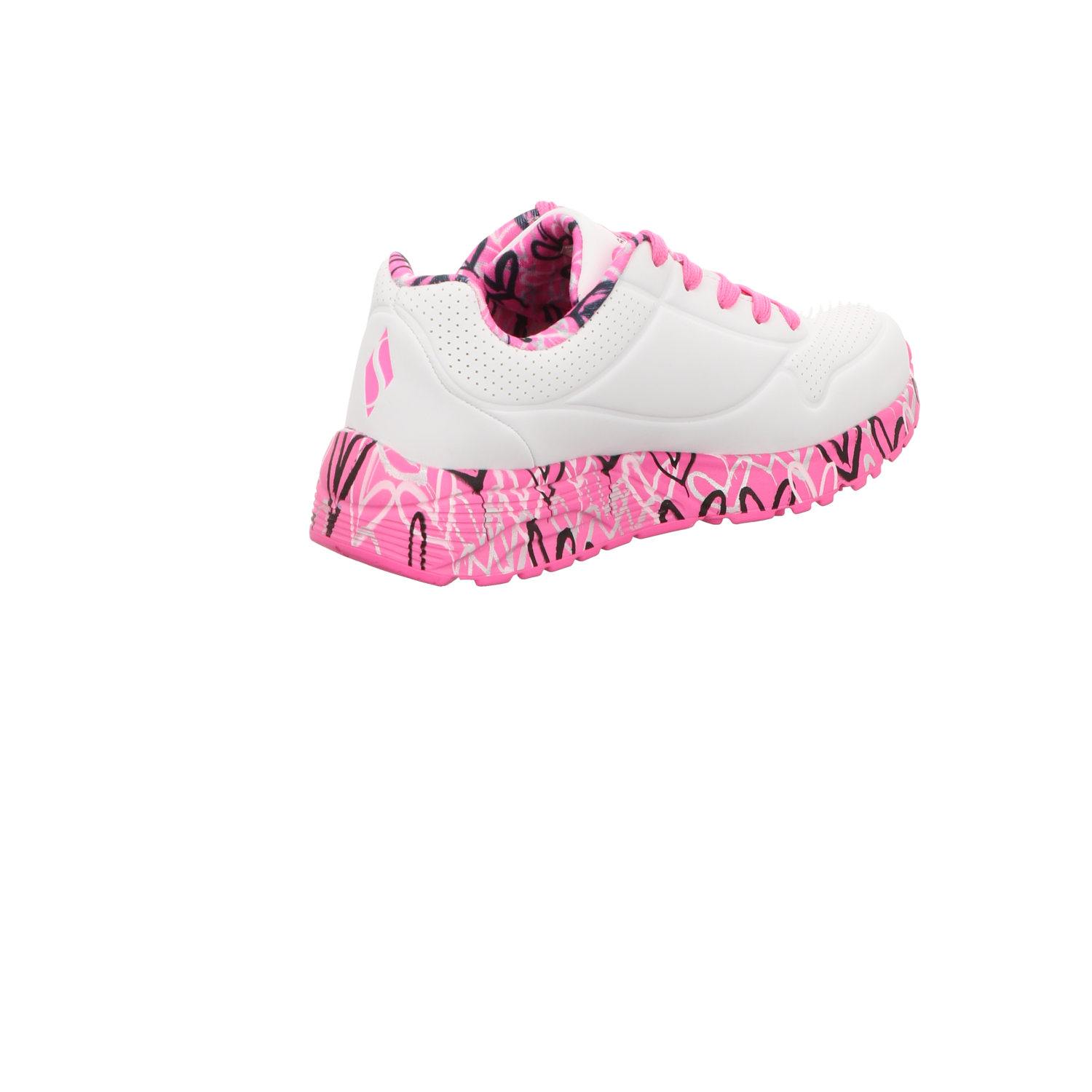 Skechers Damen Slipper Goldcrown Uno Lite-Love in weiss