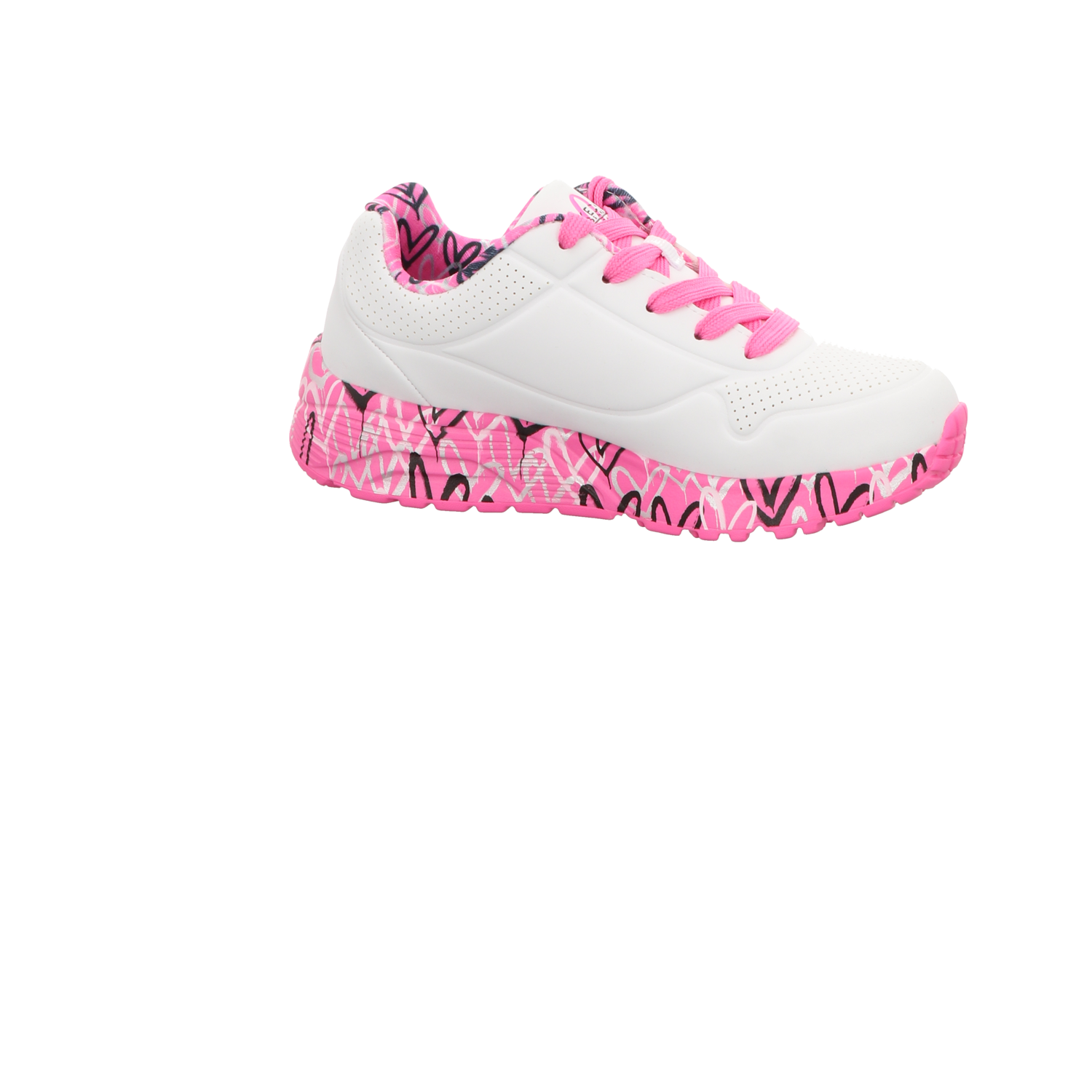 Skechers Damen Slipper Goldcrown Uno Lite-Love in weiss