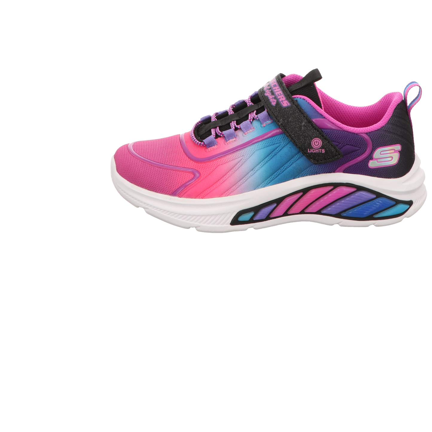 Skechers Damen Slipper Rainbow Cruisers in schwarz