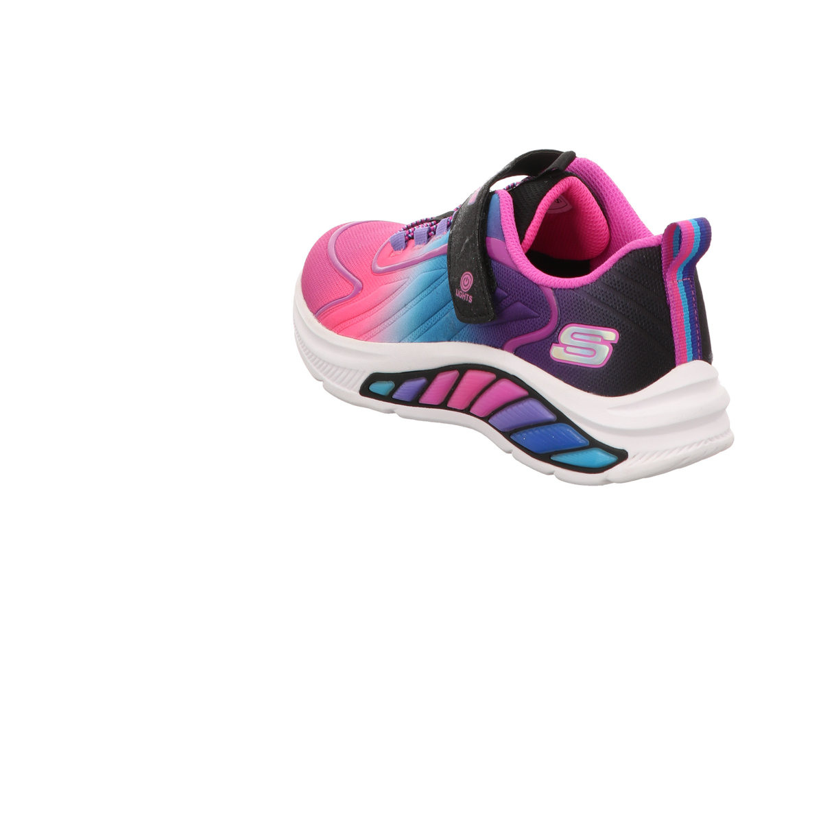 Skechers Damen Slipper Rainbow Cruisers in schwarz