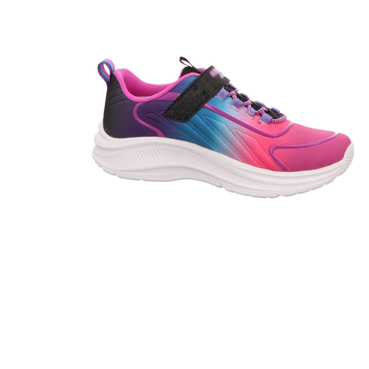 Skechers Damen Slipper Rainbow Cruisers in schwarz