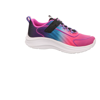 Skechers Damen Slipper Rainbow Cruisers in schwarz