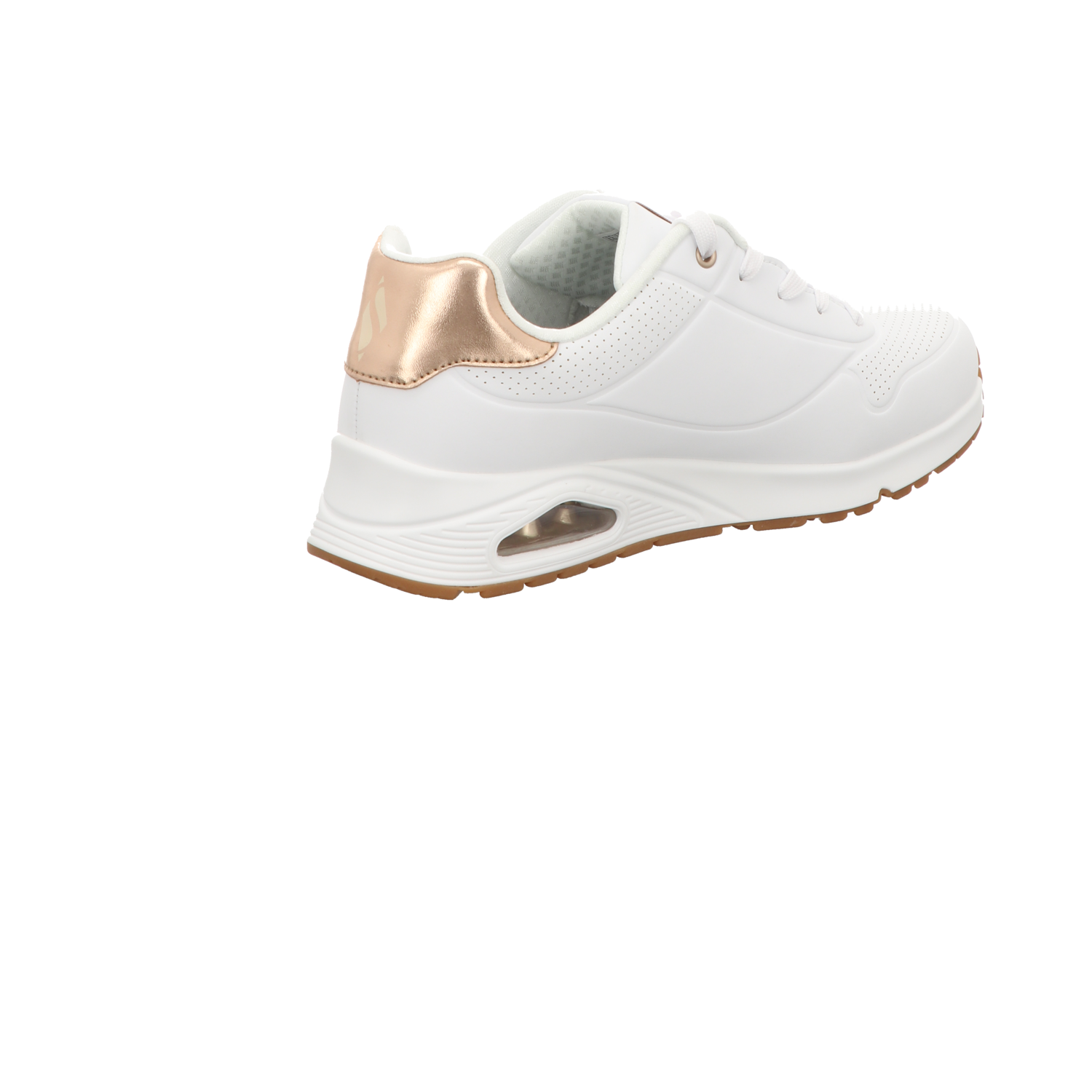 Skechers Damen Schnürschuh Uno Gen 1 Shimmer Away in weiss