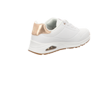 Skechers Damen Schnürschuh Uno Gen 1 Shimmer Away in weiss