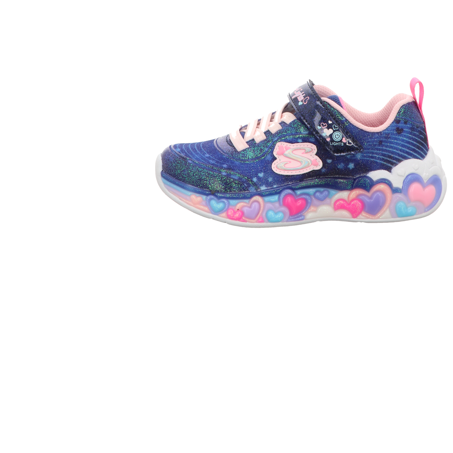 Skechers Damen Slipper Eternal Heart Lights in blau