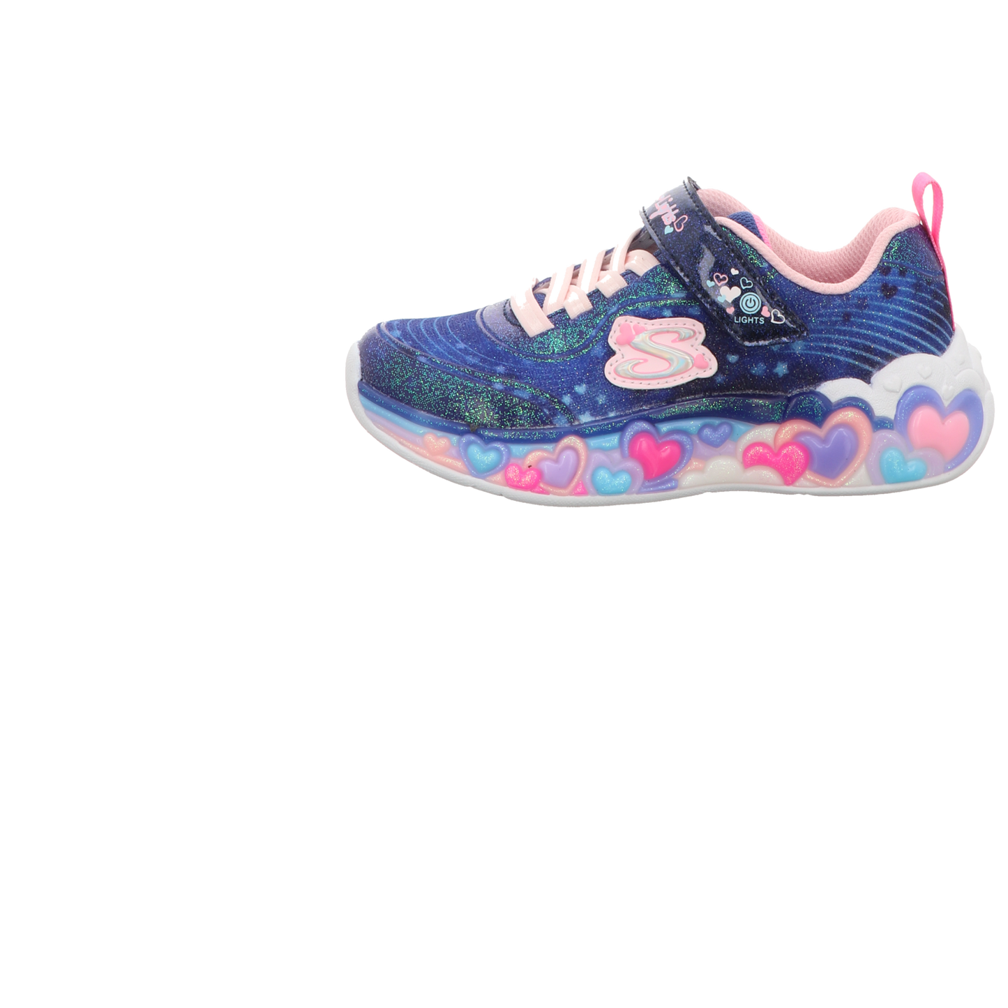 Skechers Damen Slipper Eternal Heart Lights in blau