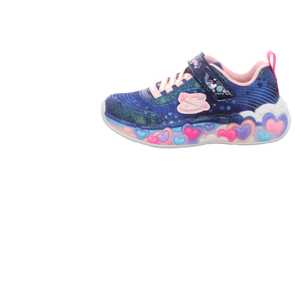 Skechers Damen Slipper Eternal Heart Lights in blau