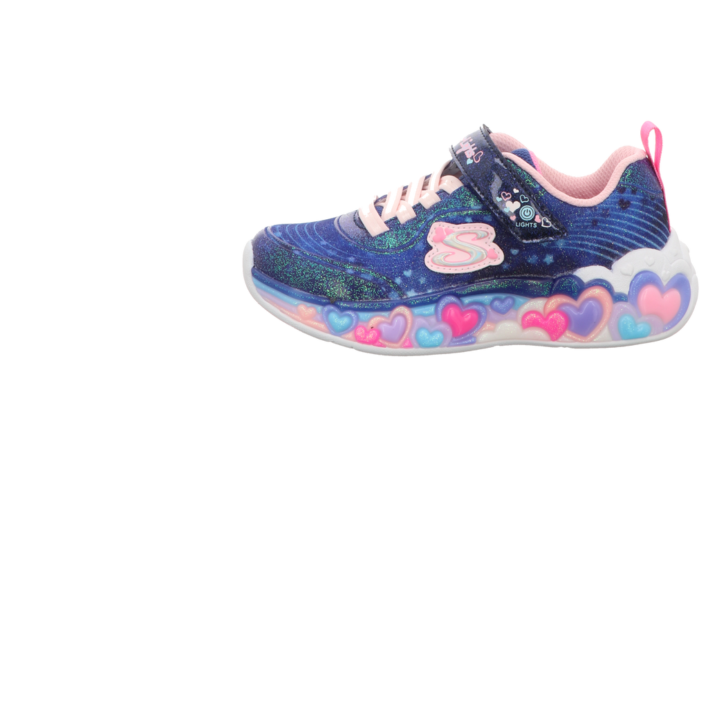 Skechers Damen Slipper Eternal Heart Lights in blau