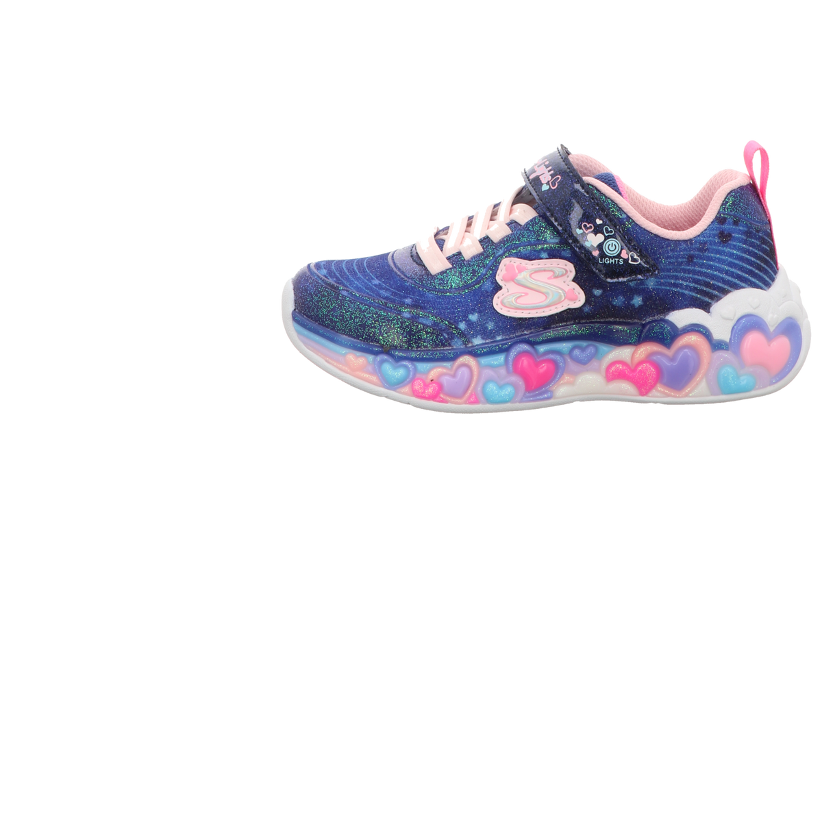 Skechers Damen Slipper Eternal Heart Lights in blau