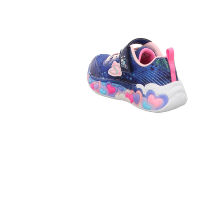 Skechers Damen Slipper Eternal Heart Lights in blau